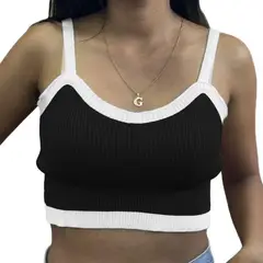 GENERICO - Top Mujer Hilo Nacional 359G-10 Color Negro