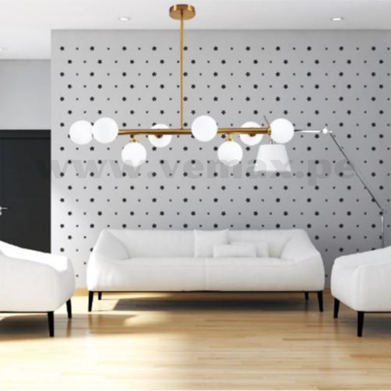 Lámpara Colgante Lustres Fixture Golden