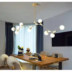 GENERICO - Lámpara Colgante Molecular Golden