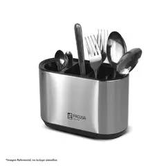 FACUSA - PORTA CUBIERTOS DE MESA DE ACERO INOXIDABLE