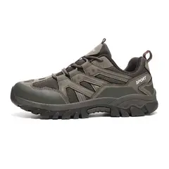 SHANDIAN - Zapatillas de Trekking para hombres Negro