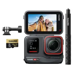 INSTA 360 - Insta360 Ace Pro + Selfie Stick 114CM + Memoria 256GB Pro + Adaptador 14