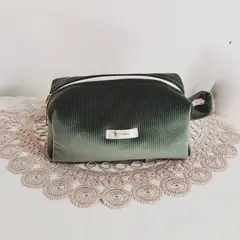 GENERICO - Neceser Porta Cosmético Small 17 cm x 10 cm x 10 cm - Color Olivo