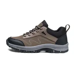 SHANDIAN - Zapatillas de Trekking para hombres Negro