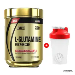 LEVEL PRO - Glutamina 500 gr Americana