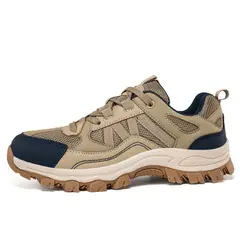 SHANDIAN - Zapatillas de mujer trekking para Beige