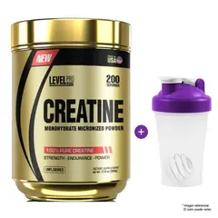 LEVEL PRO - CREATINE MICRONIZED 500 GRAMOS + Regalo