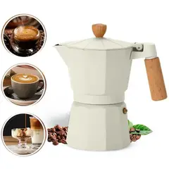PENTHA - Cafetera Moka Italiana 3 Tazas - 150ml Crema Elegante