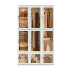 GENERICO - Ropero nórdico de 5 pisos 170 cm