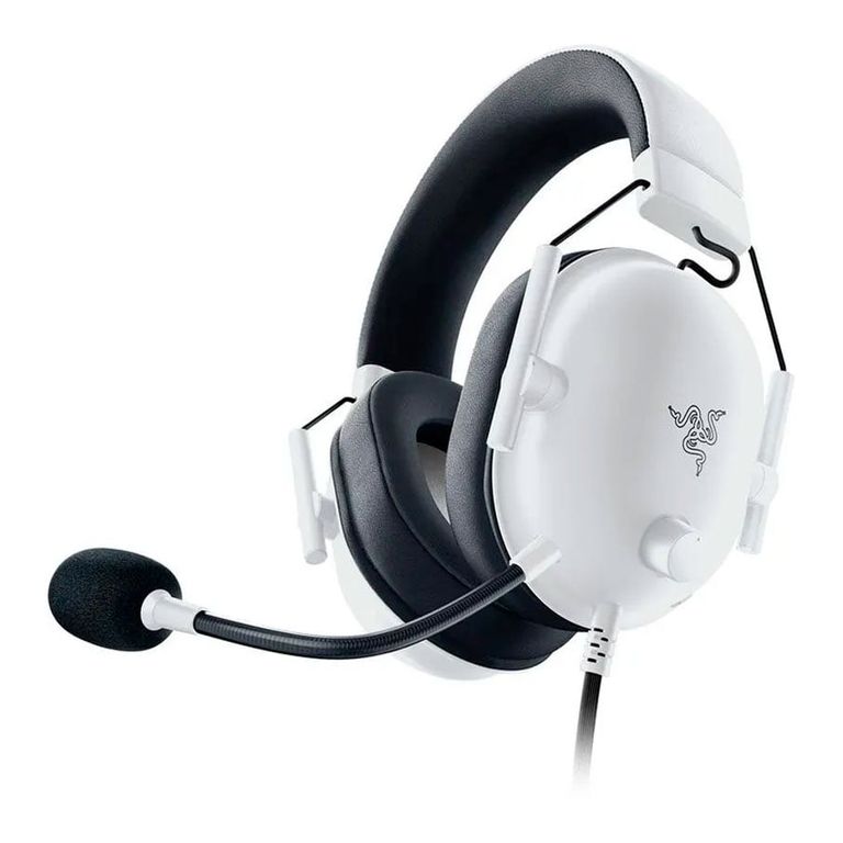Audífono Blackshark v2 x Blanco 7.1 virtual