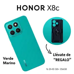 HONOR - X8C 8GB RAM 256GB COLOR VERDE MARINO CON ESTUCHE DE REGALO