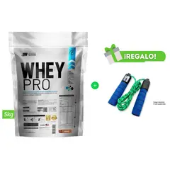 UNIVERSAL NUTRITION - PROTEÍNA WHEY PRO 5 KG CHOCOLATE + SOGA PARA SALTAR CON CONTADOR