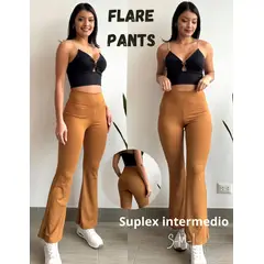 GENERICO - PANTALONES SUPLEX FLARE PANTS DAMA