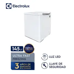 ELECTROLUX - Congelador Horizontal Defrost 145 Litros EFC15A2HPWB-Blanco