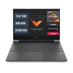 Laptop Victus 15.6" FHD IPS RYZEN 5 7535HS, 8GB, SSD 512GB, RADEON RX 6550M 4GB
