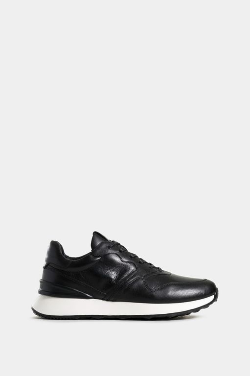Vélez Zapatillas Cooper 3 Cuero Hombre Spoiler Negro