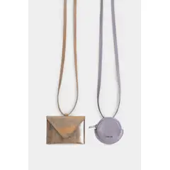 VELEZ - Vélez Monedero Mallorca De Cuero Liso Para Mujer Lila