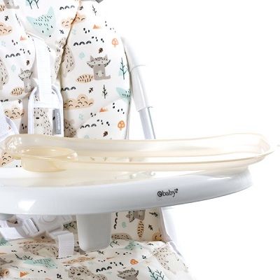 SILLA DE COMER HARRIET GRADUABLE PLEGABLE - AZUL