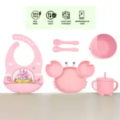 GENERICO - Set de alimentación para bebé castillo