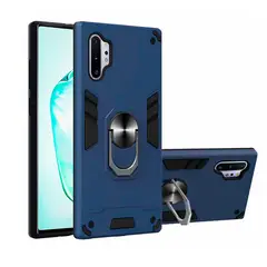 GENERICO - Funda for Motorola Moto G84 Anillo Metálico Antishock Azul Resistente