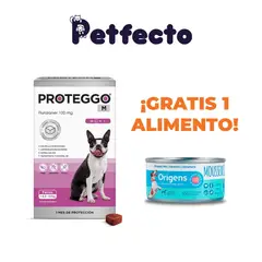 PROTEGGO - ANTIPULGAS PARA PERROS - 100 Mg DE 4,5 A 10 kg.