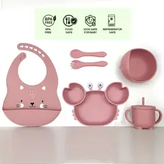 GENERICO - Set de alimentación para bebé fig conejo