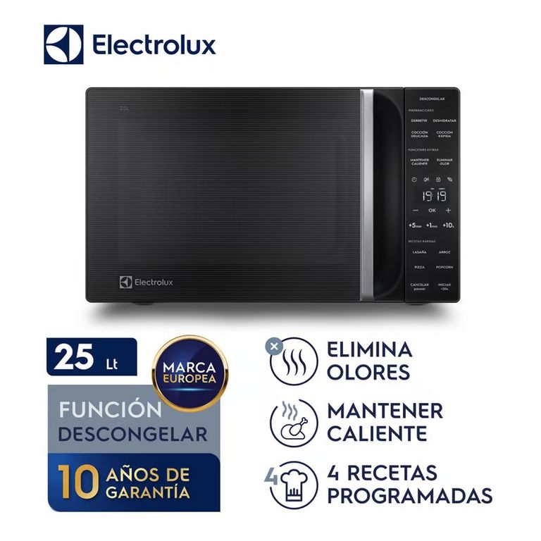 Microondas Freestanding Eléctrico 25LT EMDY25S2MXB