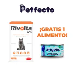 RIVOLTA - ANTIPULGAS PARA GATOS 6% DE 2.6 A 7.5 kg.