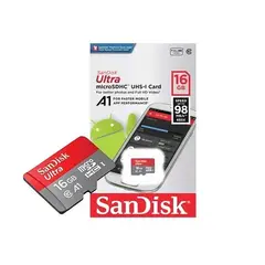 SANDISK - Memoria Micro SD Ultra A1 16GB Uhs-I 98MBS
