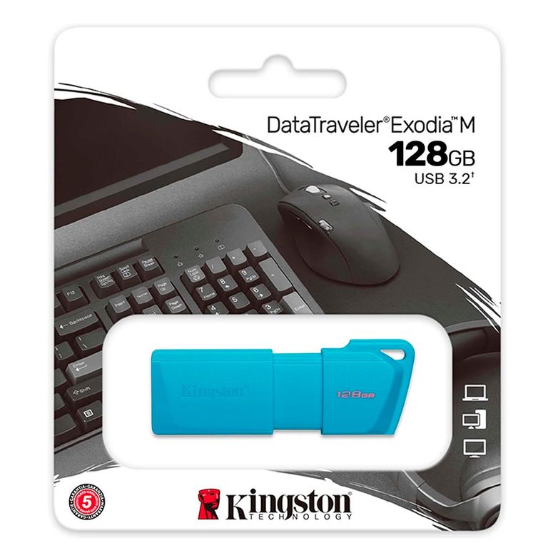 Memoria Usb 128GB 32 Dt Exodia M Neon Azul