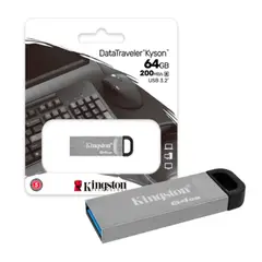 KINGSTON - Memoria Usb 64GB Kyson Metal Gris