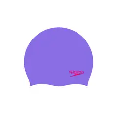 SPEEDO - Gorra Natación Niña Speedo Moulded Silc Cap Ju Purplered Sin Color Unu