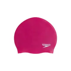 SPEEDO - Gorra Natación Niño Unisex Speedo Plain Moulded Silicone Cap Rosado Unu