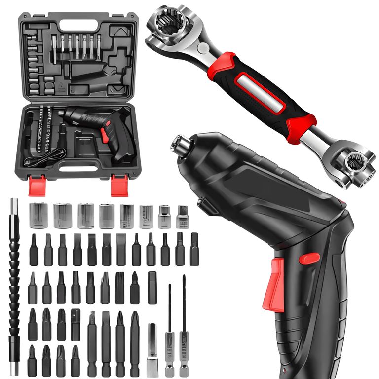 Destornillador Eléctrico y Llave 48 en 1: ¡Todo lo que Necesitas!