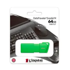 KINGSTON - Memoria USB 64GB 32 Exodia Verde