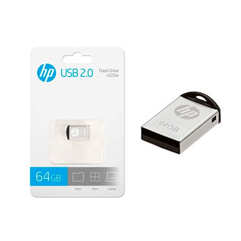 Memoria USB 64GB V222w 20 Flash Drives Plata