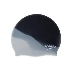 SPEEDO - Gorro Natacion Multi Colour Silicona Cap Black Grey