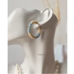 GENERICO - ARETES DE ARO ARETES DE CUENTAS MUJER