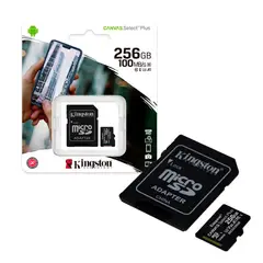 KINGSTON - Memoria Micro SD Canvas 256GB Clase 10 100MBS