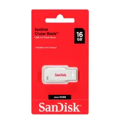 SANDISK - Memoria 16GB Cruzer Blade USB 20 Blanco
