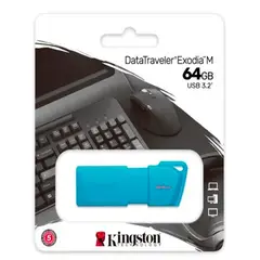 KINGSTON - Memoria USB 64GB 32 Exodia Azul