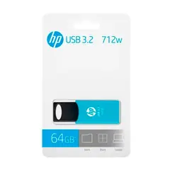 HP - Memoria USB 32 712w 64GB Color Celeste
