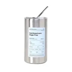 GENERICO - Tomatodo Térmico de metal Mug Plateado 600ml