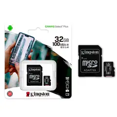 KINGSTON - Memoria Micro SD Canvas 32GB Clase 10 100MBS