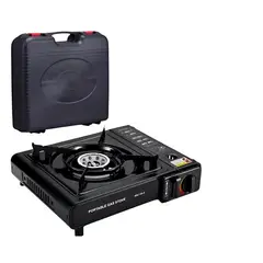 GENERICO - Cocina Portatil a Gas de 1 Hornilla para Camping con Maleta