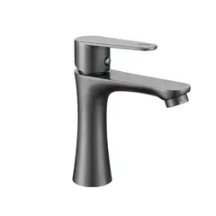 GENERICO - LLAVE DE LAVATORIO MINIMALISTA AL MUEBLE NEGRO ZRGA-Z10 BRATIA