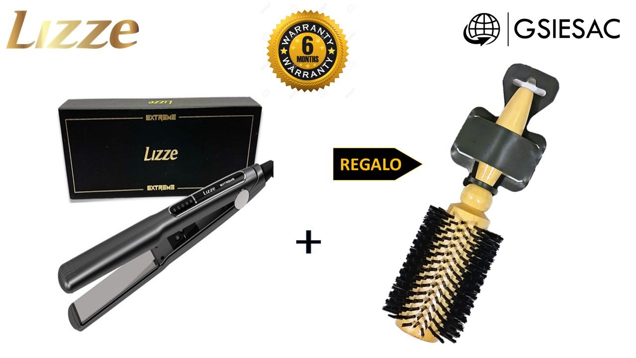 PACK PLANCHA DE CABELLO EXTREME + REGALO CEPILLO PENACHO BLANCO