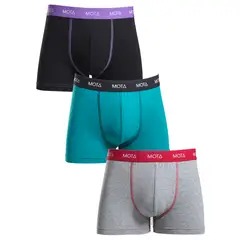 MOTA - Boxer Corto Algodón Pack 3 Hombre MT4040
