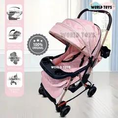 EBABY - Coche Mecedora de Lujo «SEULGI» Pink