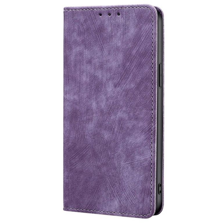 Funda Case para iPhone 15 Pro Max Flip Cover Lila Antishock
